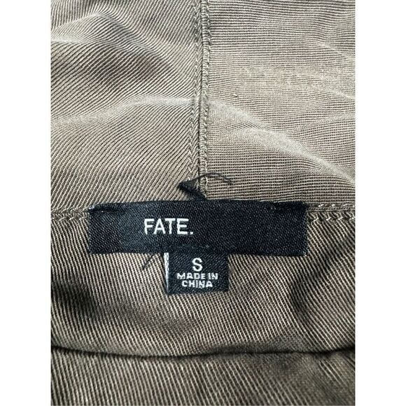 Fate Olive Green Women’s Drape Vest size small - Picture 6 of 7